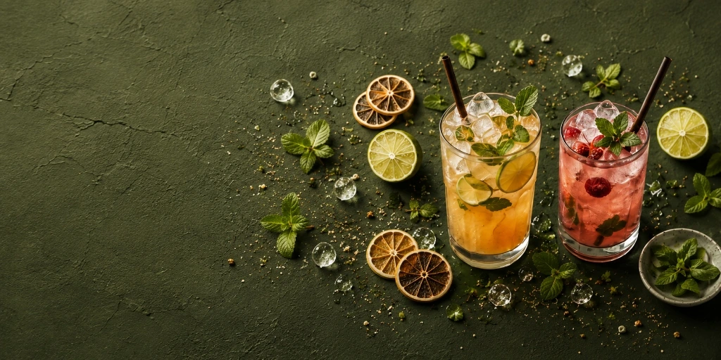 House brewed iced teas, artisan coffee and refreshing drinks