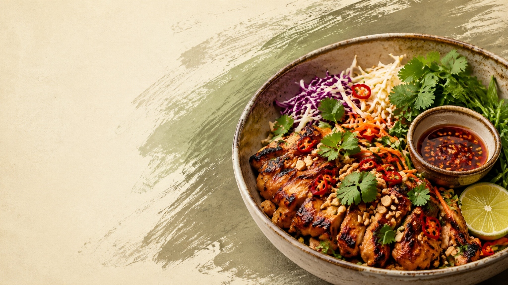 Fresh culinary preparation with authentic ingredients in kitchen