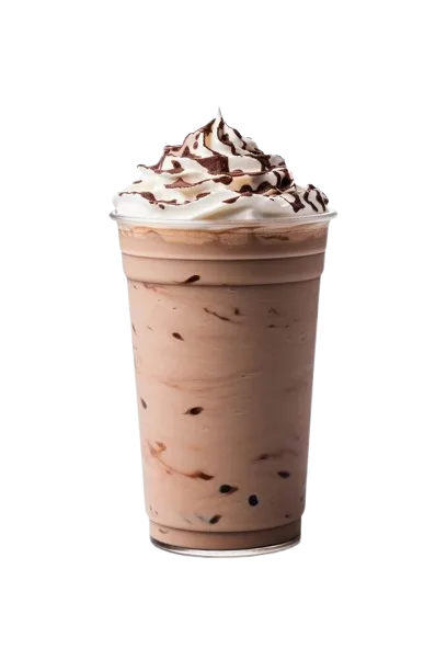 Decadent Hot Mocha coffee with chocolate drizzle
