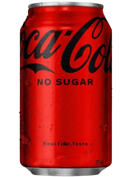 Chilled Coke No Sugar can
